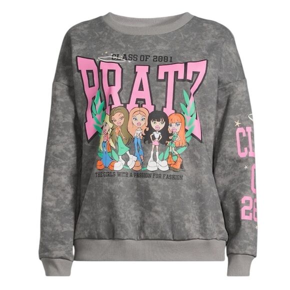 Bratz Junior Graphic Gray Sweatshirt(Size XL) - Picture 3 of 8